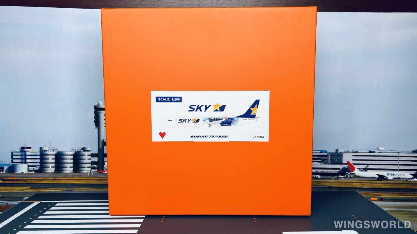 JC Wings 1:200 EW2738011 Skymark Airlines 天马航空 Boeing 737-800 JA73NQ