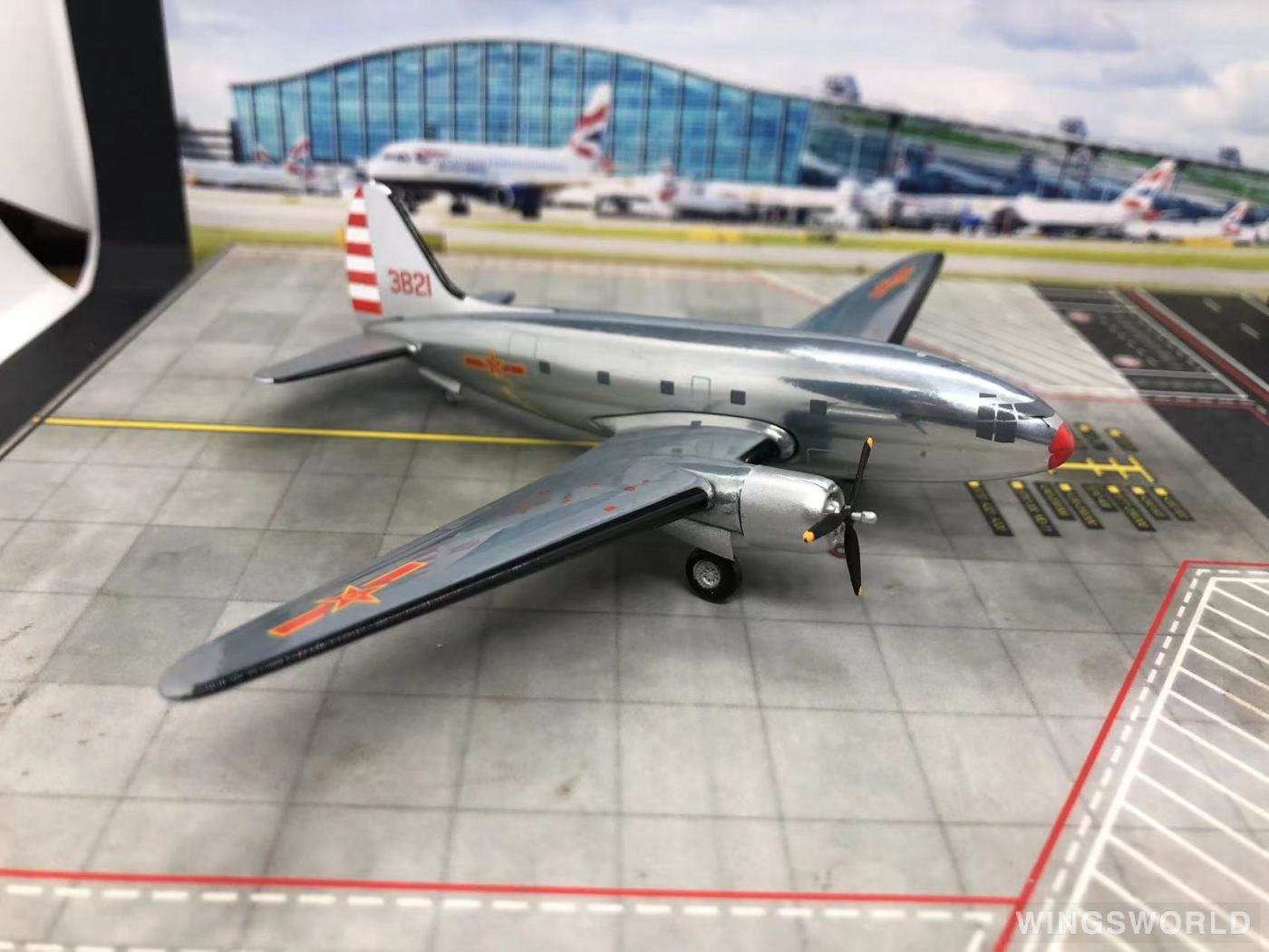 AeroClassics 1:200 AC219750 PLAAF 中国空军 Curtiss C-46 Commando 3821