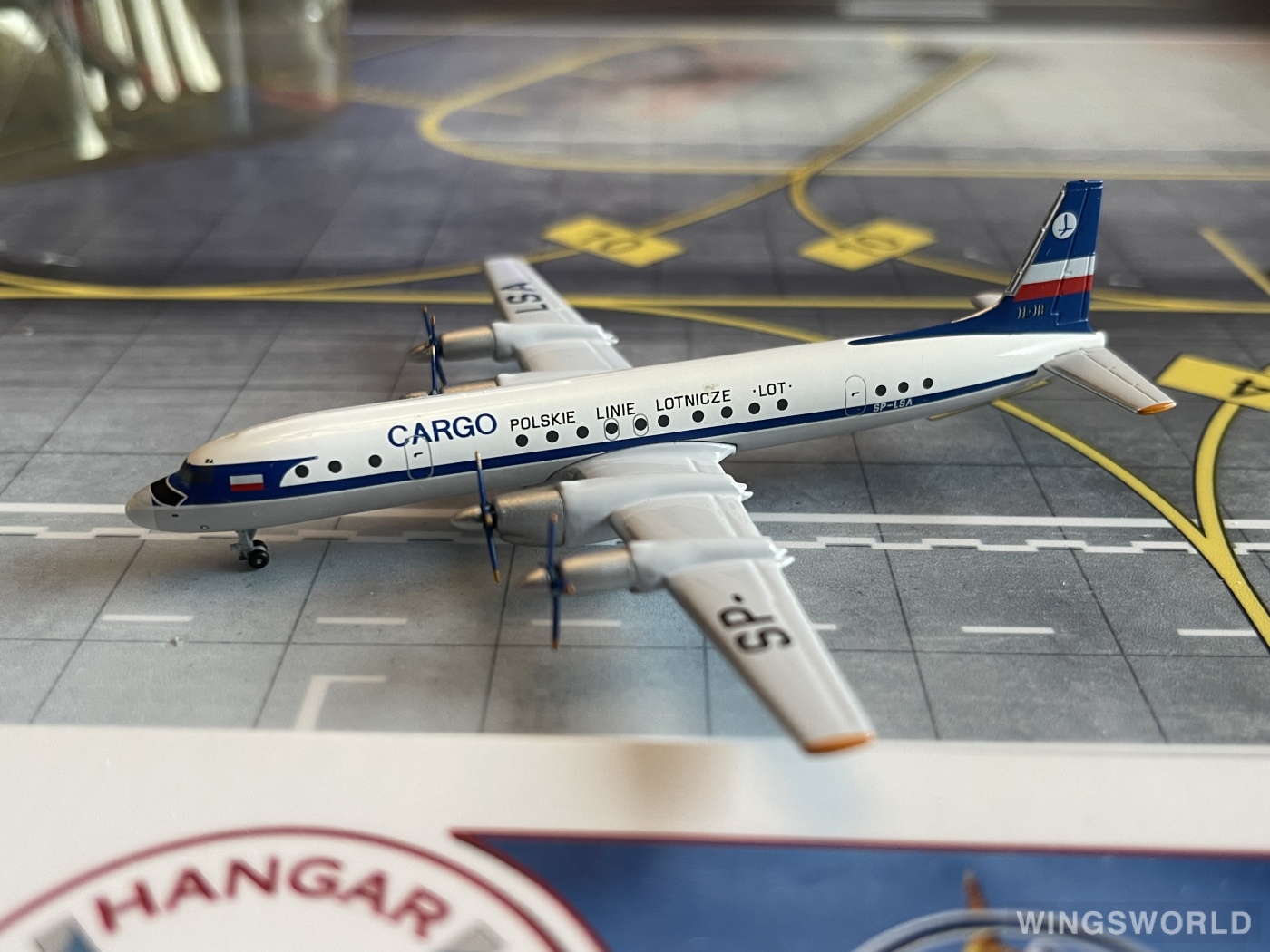 AeroClassics 1:400 AC4SPLSA LOT 波兰航空 Ilyushin Il-18 SP-LSA