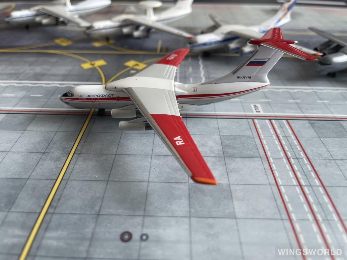 Witty 1:400 WTW-4-I76-019 Aeroflot 俄罗斯航空 Ilyushin Il-76 RA-76478
