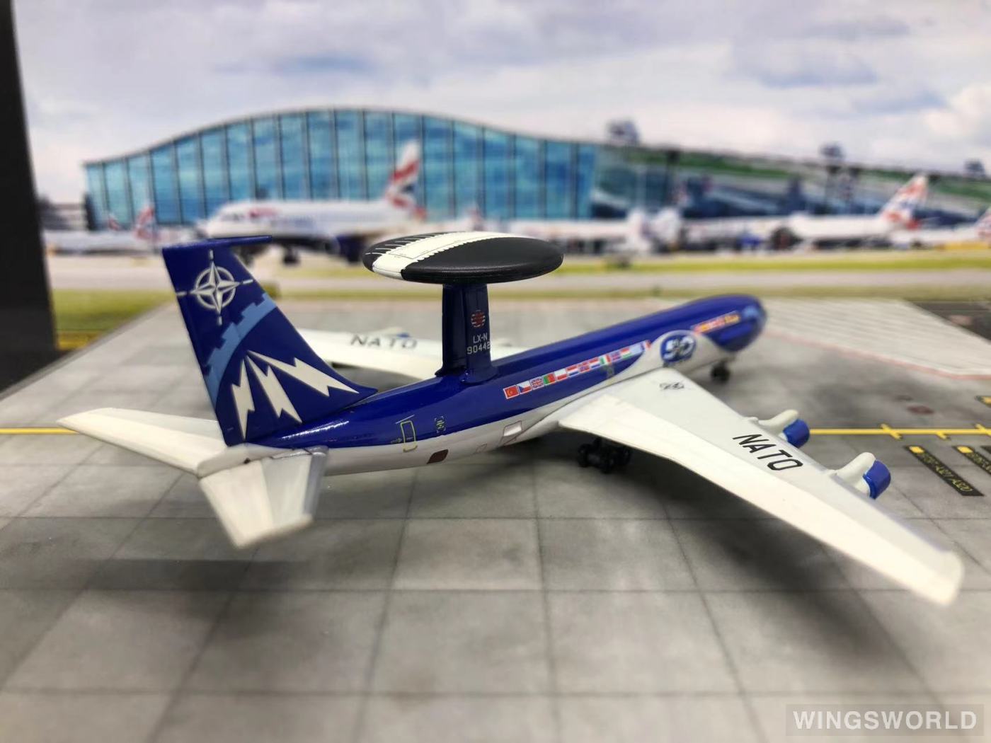 Dragon Models 1:400 Boeing E-3 NATO 北约组织55686 LX-N90442