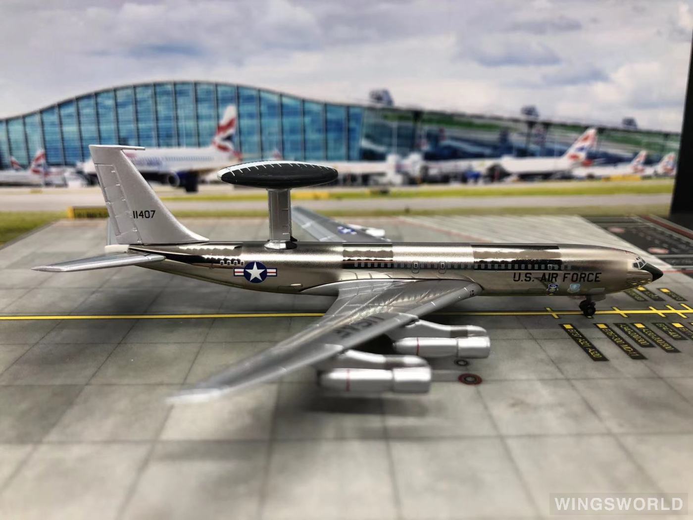 Dragon Models 1:400 55668 USAF 美国空军 Boeing E-3 11407