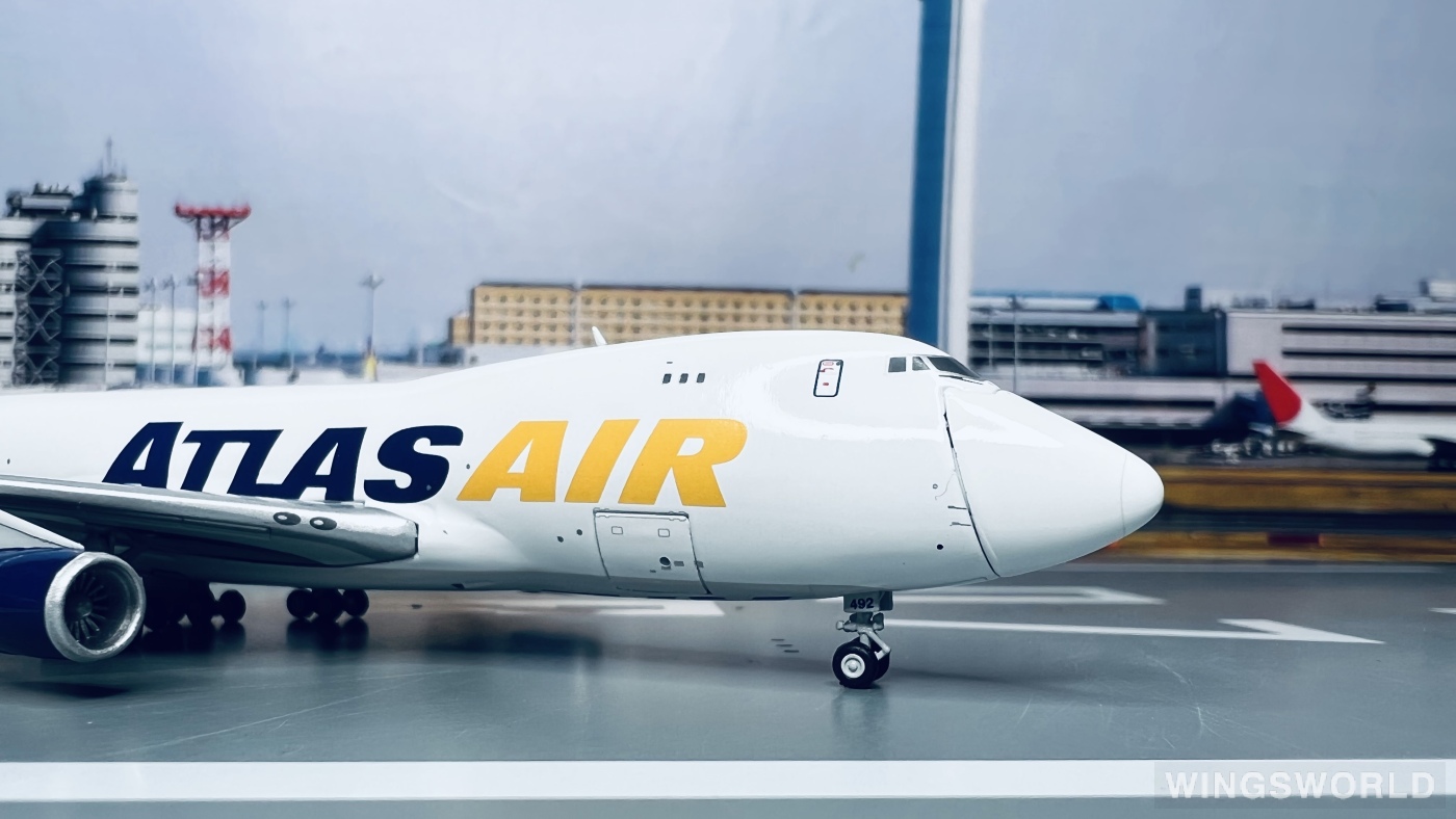 Geminijets 1:400 GJGTI2012 Atlas Air 阿特拉斯航空 Boeing 747-400 N492MC