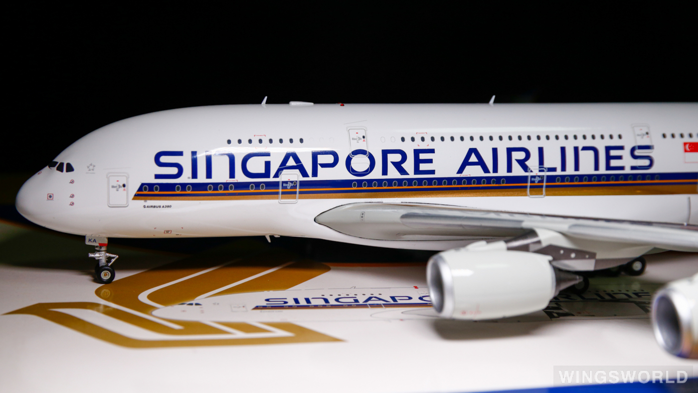 JC Wings 1:200 XX2591 Singapore Airlines 新加坡航空 Airbus A380-800 9V-SKA