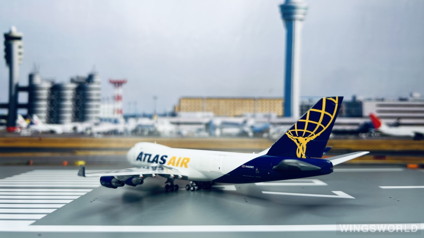 Geminijets 1:400 GJGTI2012 Atlas Air 阿特拉斯航空 Boeing 747-400 N492MC