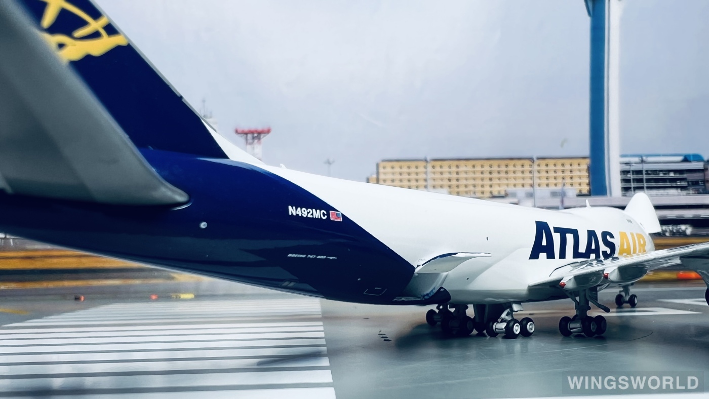 Geminijets 1:400 GJGTI2012 Atlas Air 阿特拉斯航空 Boeing 747-400 N492MC