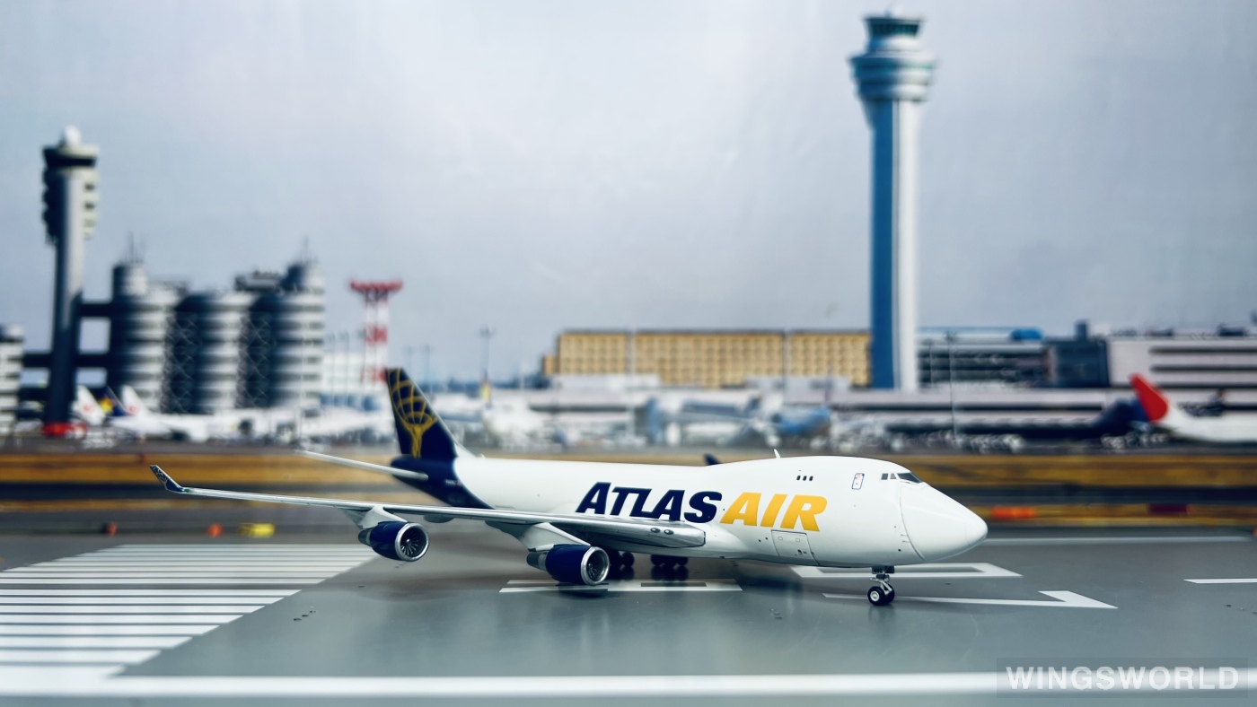 Geminijets 1:400 GJGTI2012 Atlas Air 阿特拉斯航空 Boeing 747-400 N492MC