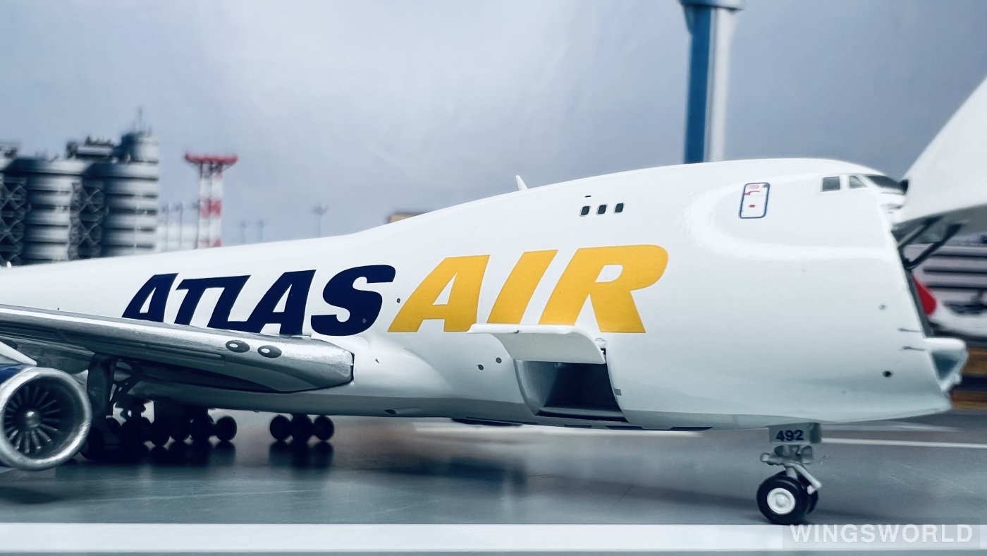 Geminijets 1:400 GJGTI2012 Atlas Air 阿特拉斯航空 Boeing 747-400 N492MC
