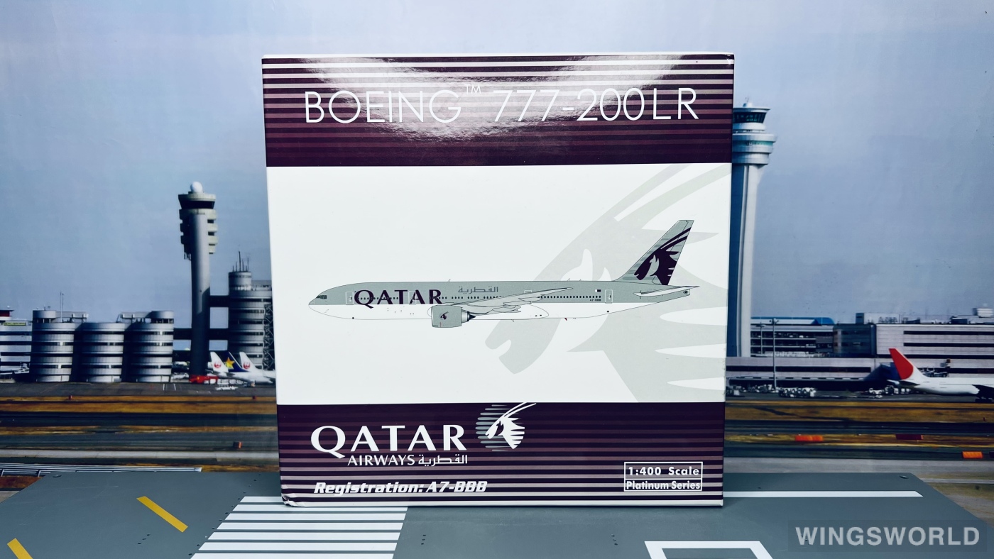 Phoenix 1:400 PH11025 Qatar 卡塔尔航空 Boeing 777-200 A7-BBB