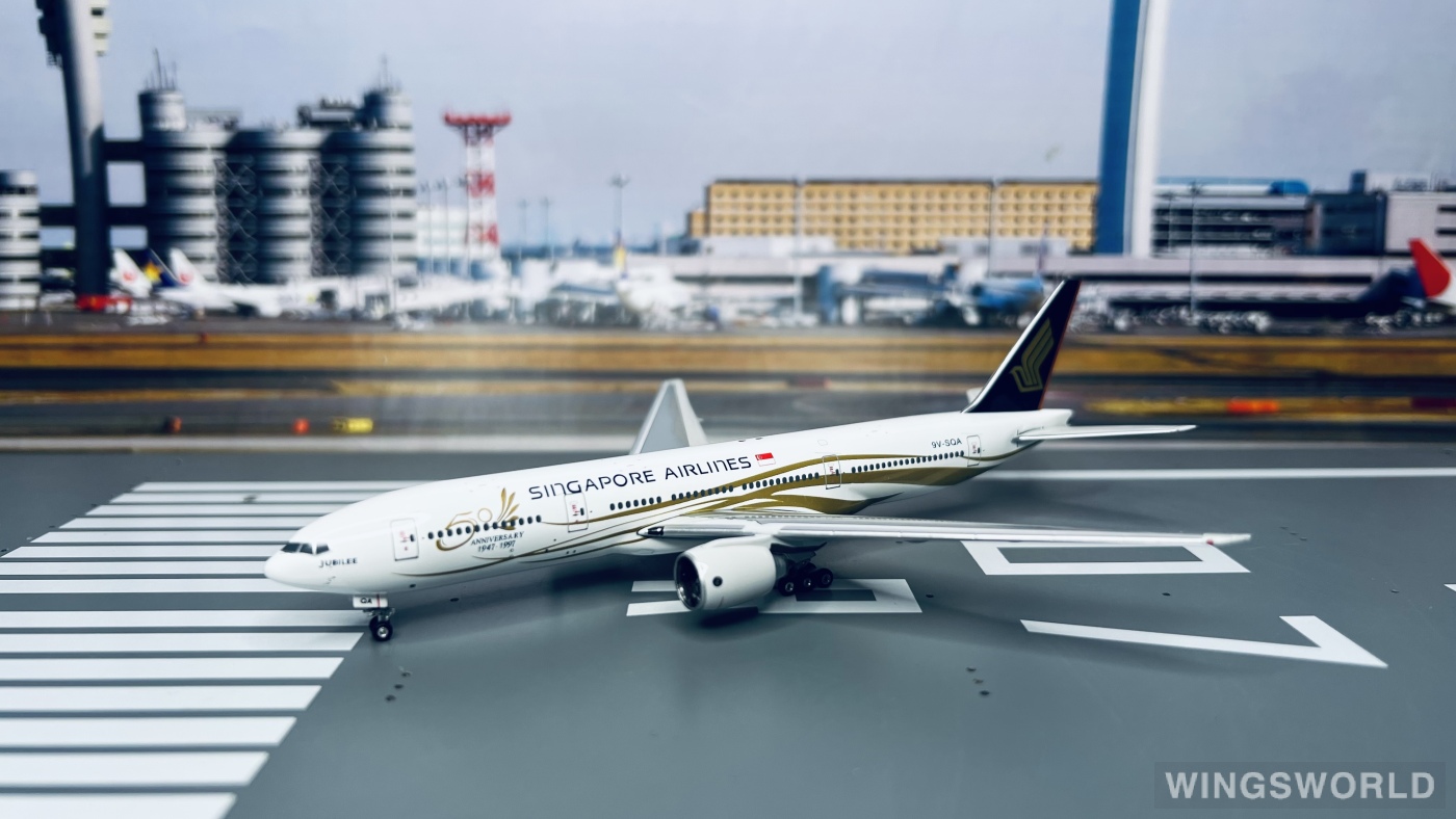 Phoenix 1:400 PH10321 Singapore Airlines 新加坡航空 Boeing 777-200 9V-SQA