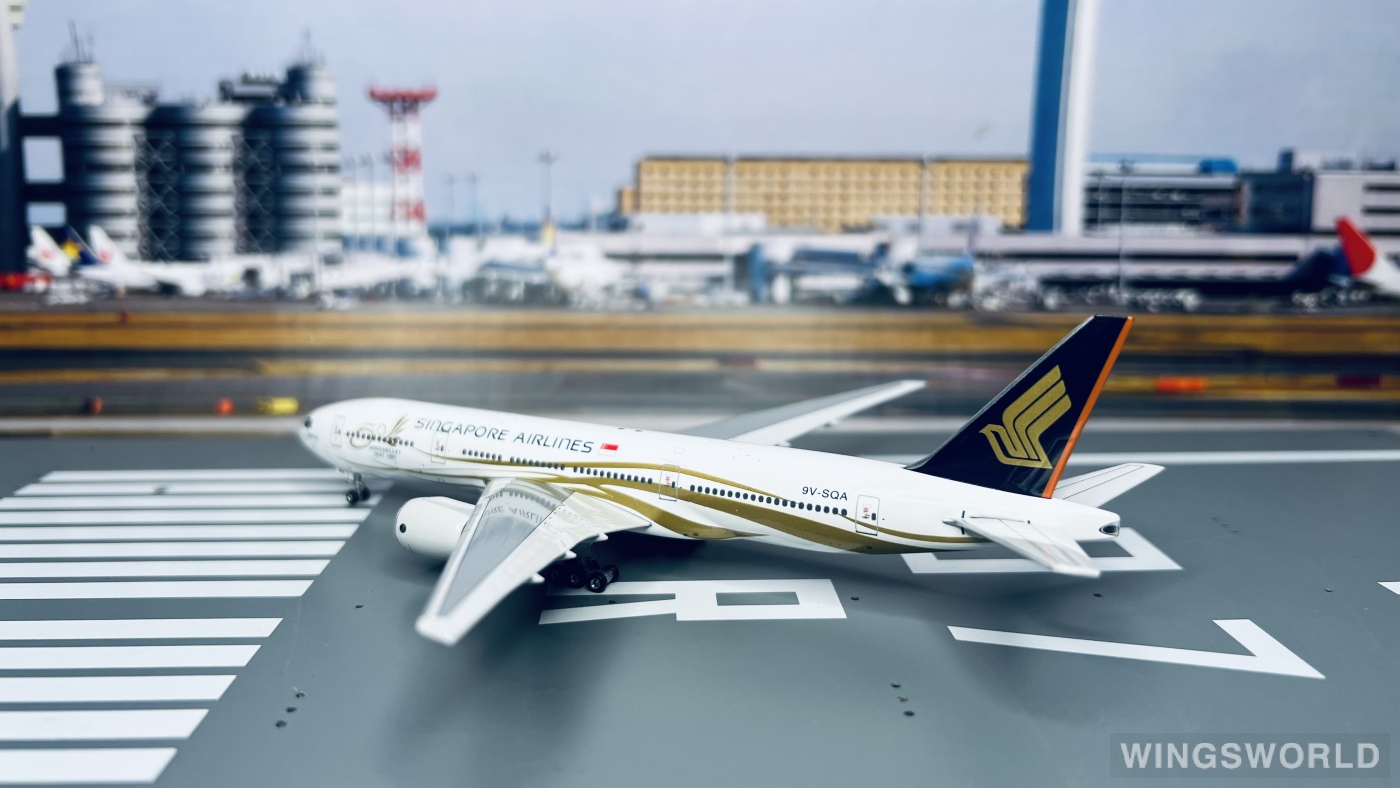 Phoenix 1:400 PH10321 Singapore Airlines 新加坡航空 Boeing 777-200 9V-SQA