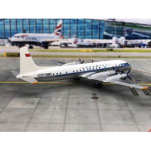 Aeroflot 俄罗斯航空 Ilyushin Il-18 CCCP75880  ACCCCP75880 AeroClassics 1:400