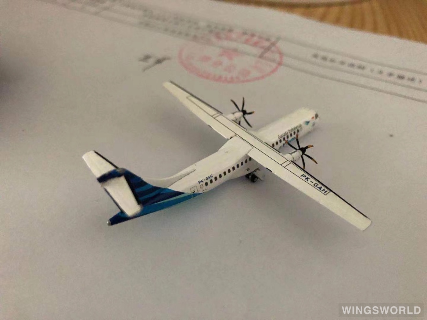 Geminijets 1:400 GJGIA1751 Garuda Indonesia 印度尼西亚鹰航 ATR 72 PK-GAH