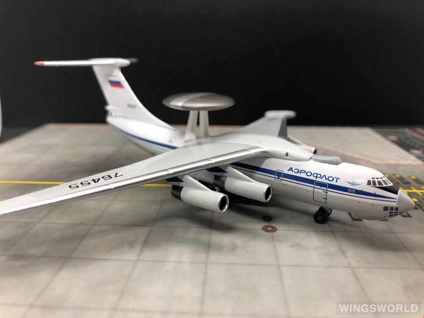 Witty 1:400 WT4I76015 Russian Air Force 俄罗斯空军 Ilyushin Il-76 76455