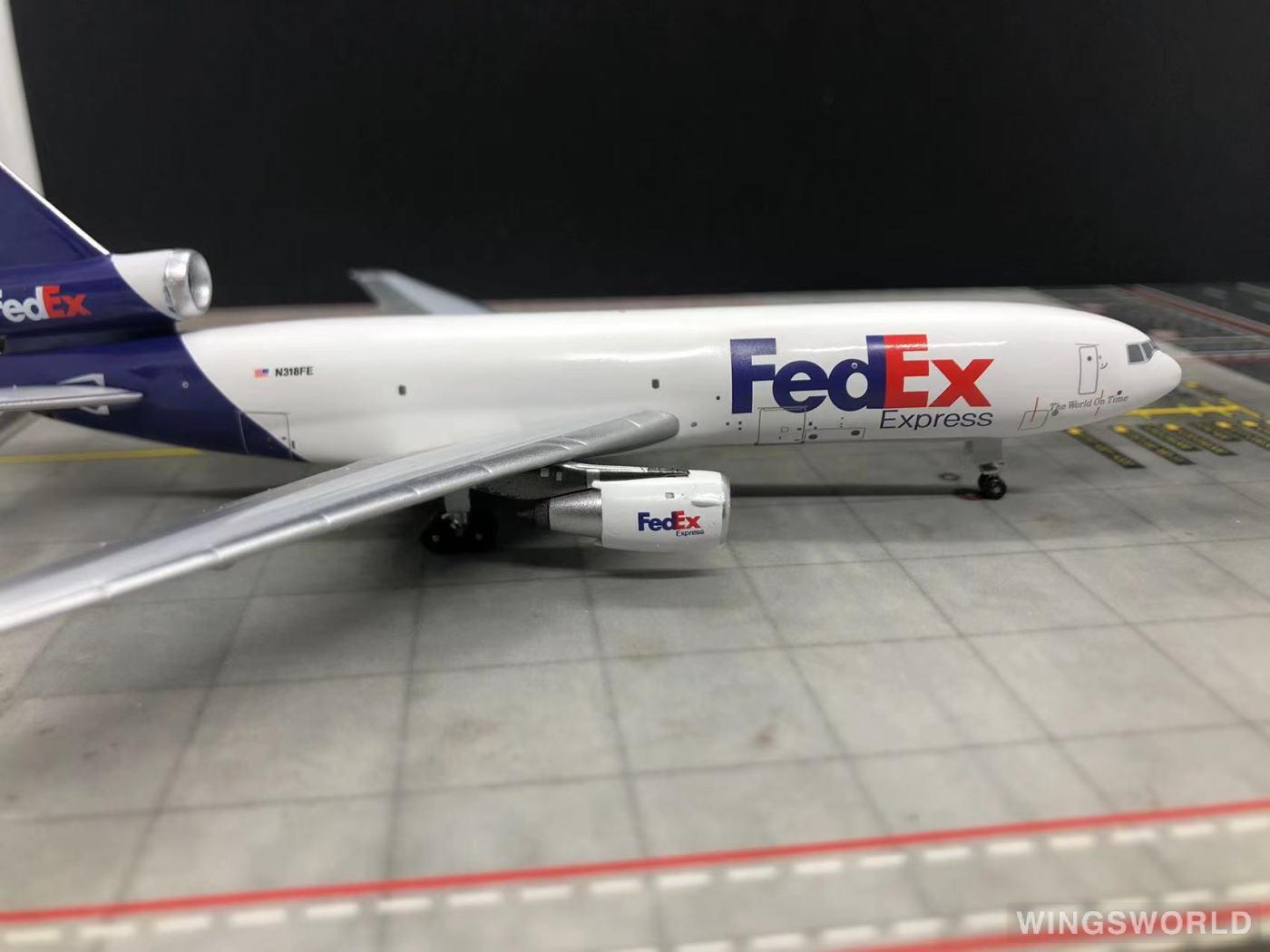 aeroclassics 1:400 ac419972 fedex 联邦快递 mcdonnell douglas dc