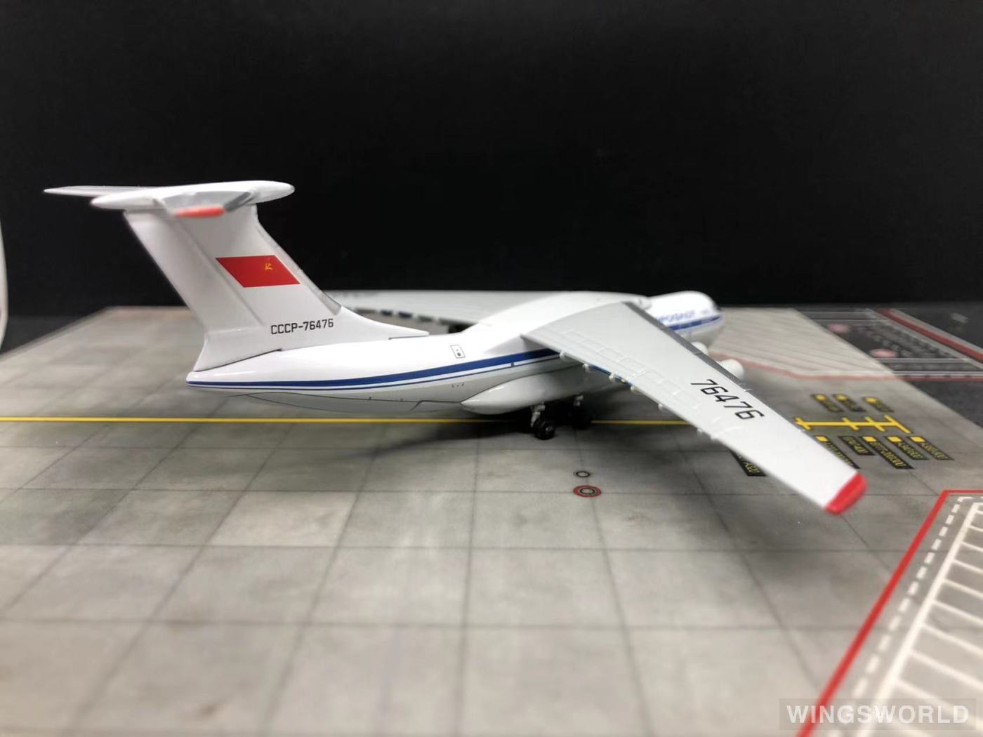 Witty 1:400 WT4I76017 Aeroflot 俄罗斯航空 Ilyushin Il-76 CCCP-76476