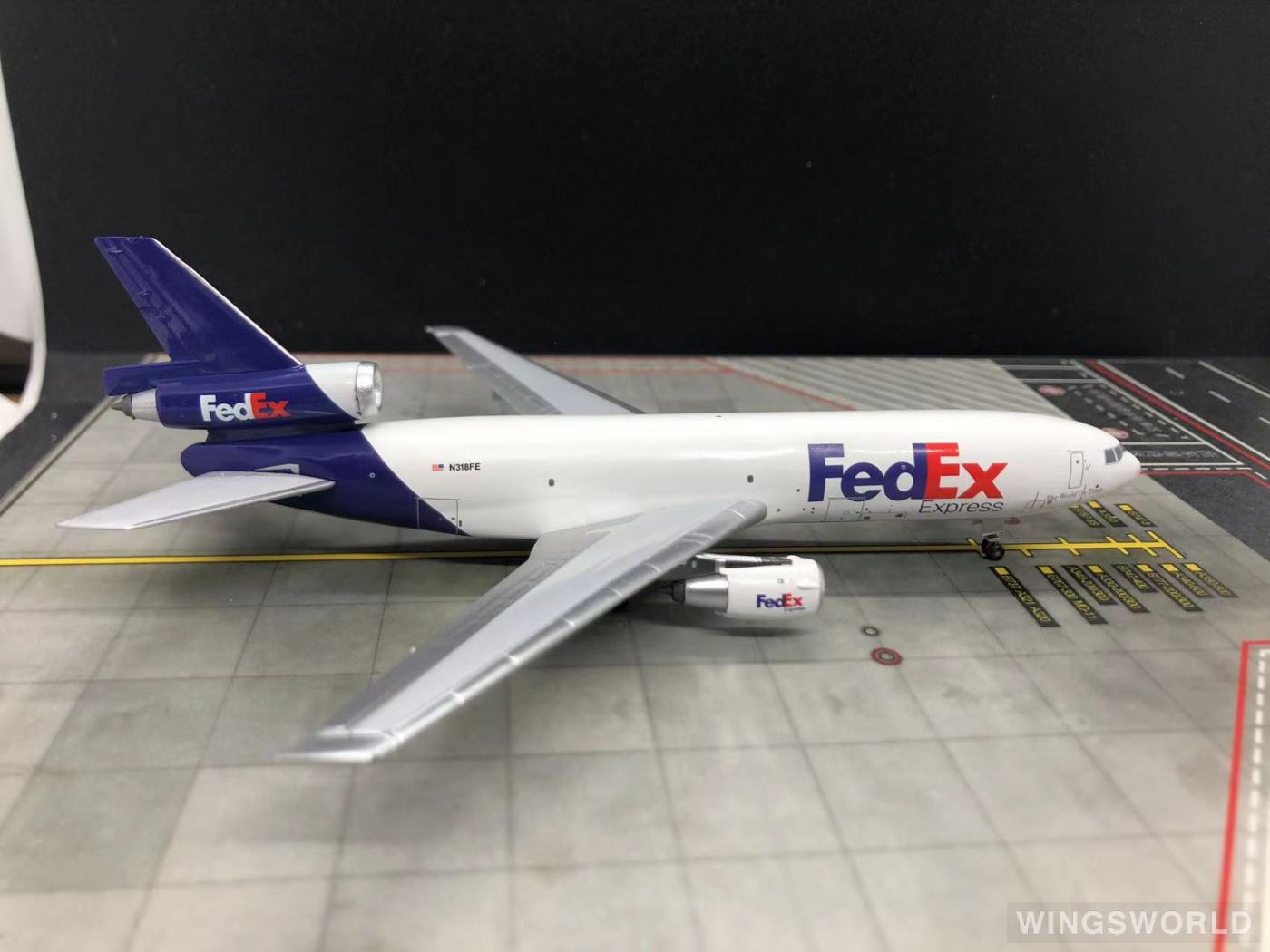 AeroClassics 1:400 AC419972 FedEx 联邦快递 McDonnell Douglas DC-10 N398FE