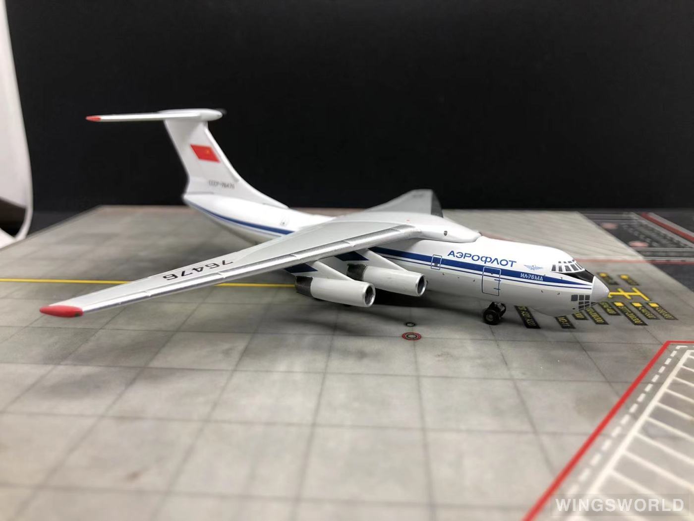 Witty 1:400 WT4I76017 Aeroflot 俄罗斯航空 Ilyushin Il-76 CCCP-76476