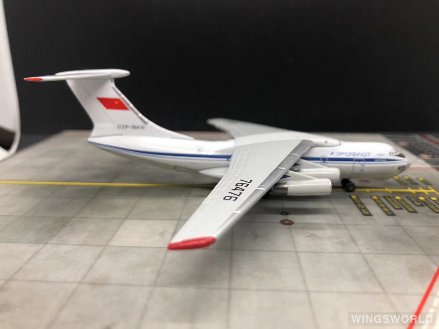 Witty 1:400 WT4I76017 Aeroflot 俄罗斯航空 Ilyushin Il-76 CCCP-76476