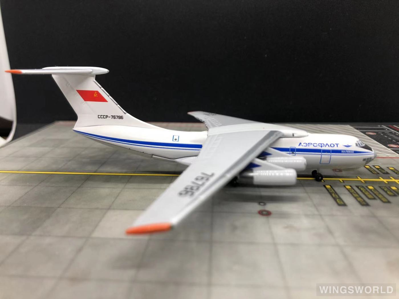 AeroClassics 1:400 AC4CCCP76786 Aeroflot 俄罗斯航空 Ilyushin Il-76 CCCP-76786