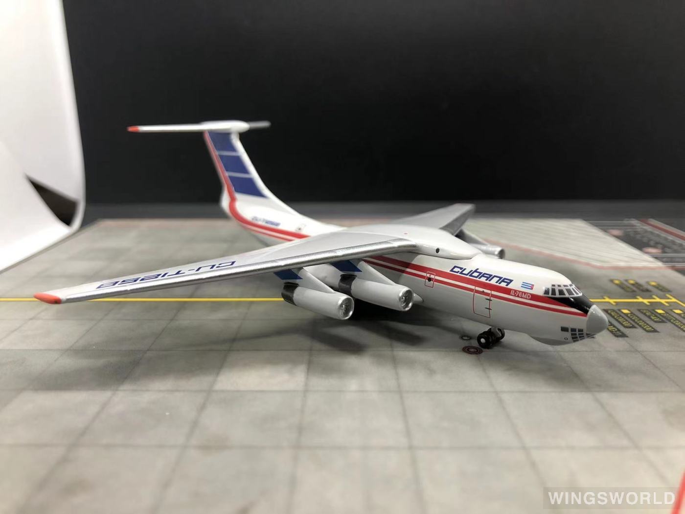 AeroClassics 1:400 ACCUT1258 Cubana 古巴航空 Ilyushin Il-76 CU-T1258
