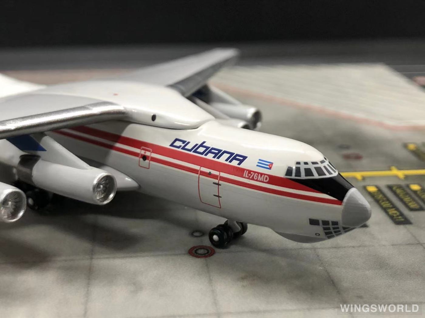 AeroClassics 1:400 ACCUT1258 Cubana 古巴航空 Ilyushin Il-76 CU-T1258