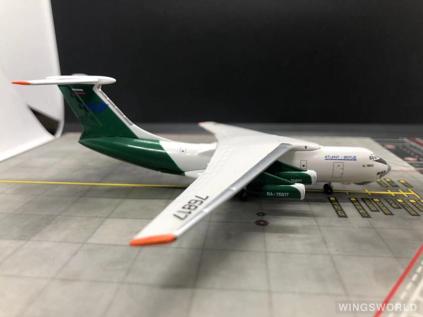 AeroClassics 1:400 ACAYZ0114 Atlant-Soyuz Airlines Ilyushin Il-76 76817