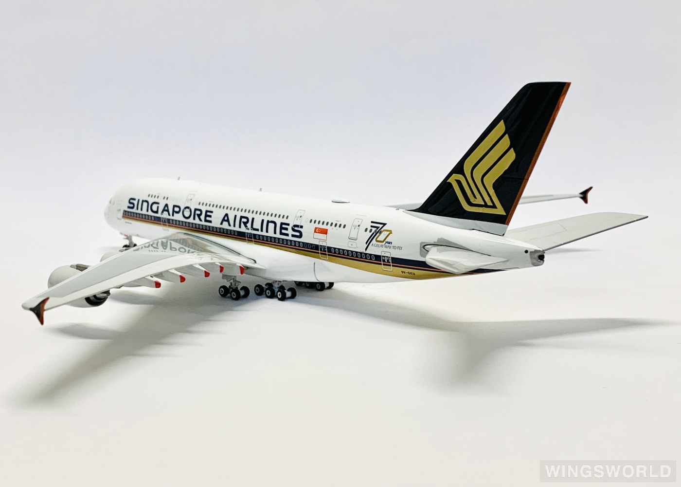 Phoenix 1:400 PH11407 Singapore Airlines 新加坡航空 Airbus A380-800 9V-SKU