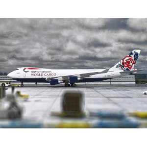 British Airways 英国航空 Boeing 747-400 N495MC Chelsea Rose BB4-2004-05 Big Bird 1:400