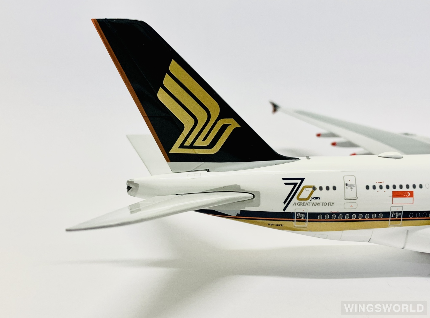 Phoenix 1:400 PH11407 Singapore Airlines 新加坡航空 Airbus A380-800 9V-SKU