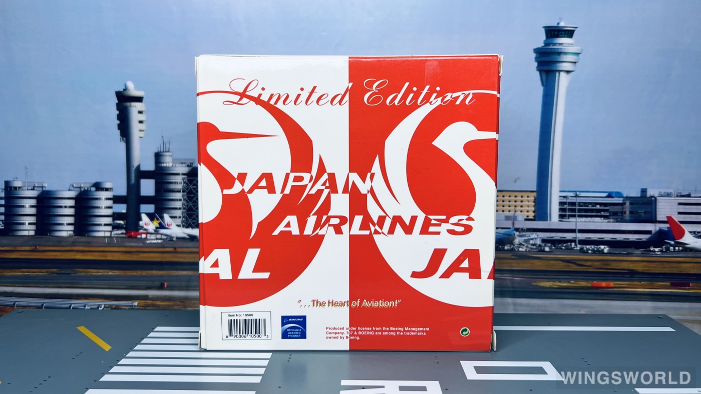 Phoenix 1:400 PH10500 Japan Airlines 日本航空 Boeing 767-300 JA654J
