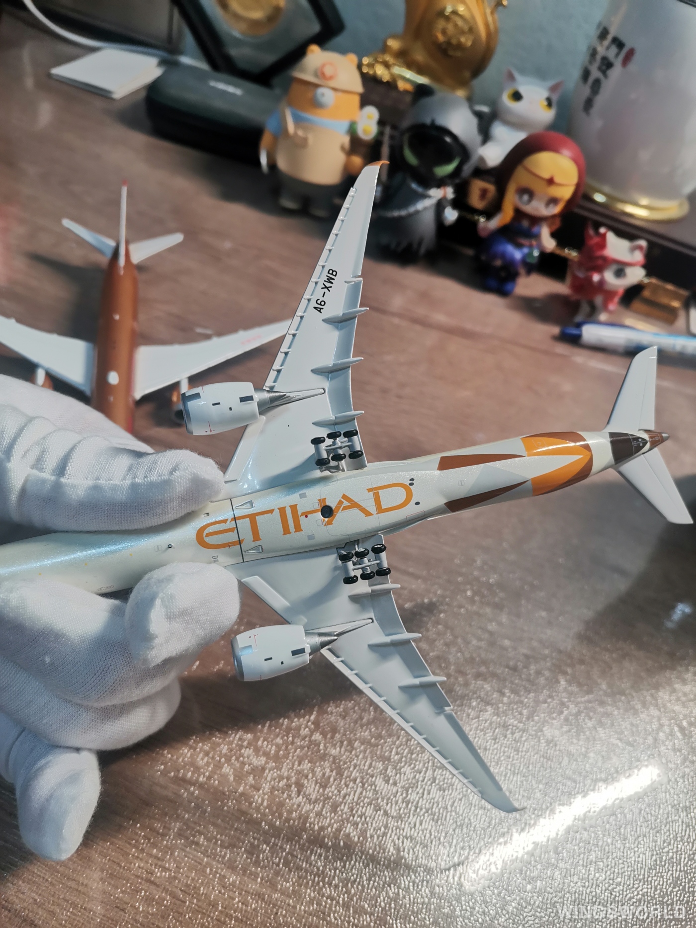 JC Wings 1:400 XX4175A Etihad Airways 阿提哈德航空 Airbus A350-1000 A6-XWB