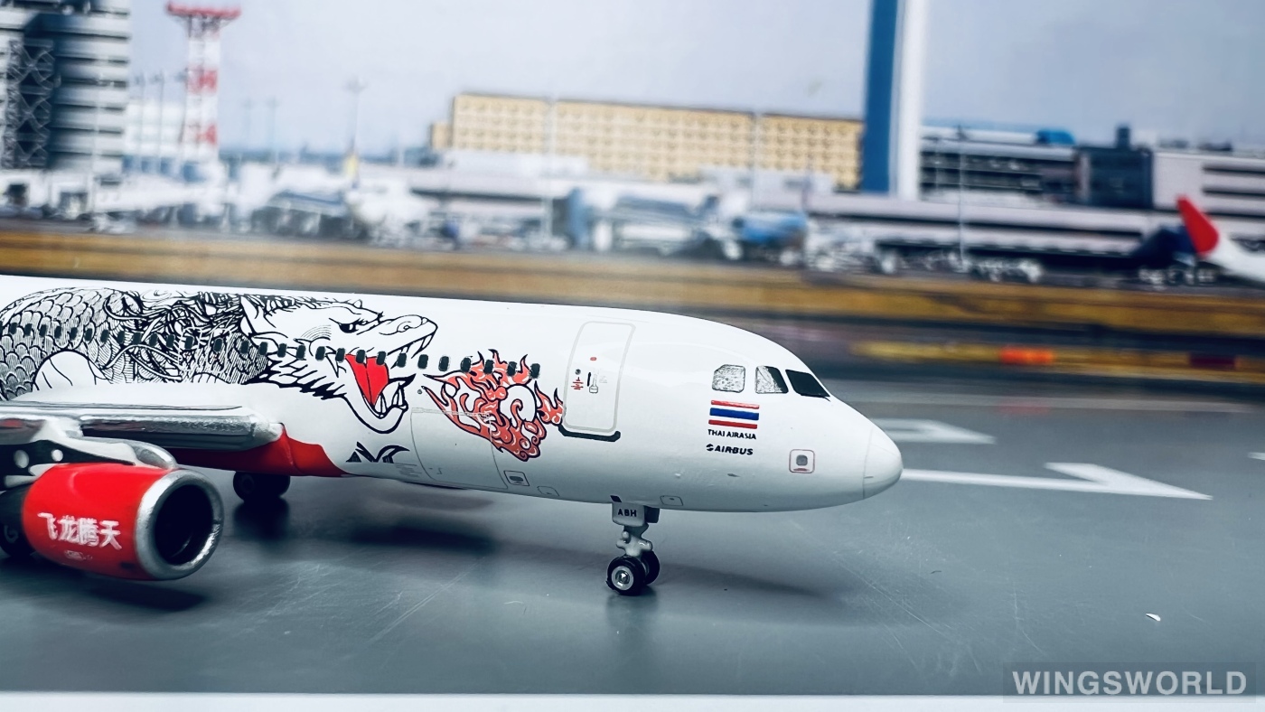 Phoenix 1:400 PH10652 AirAsia 亚洲航空 Airbus A320 HS-ABH