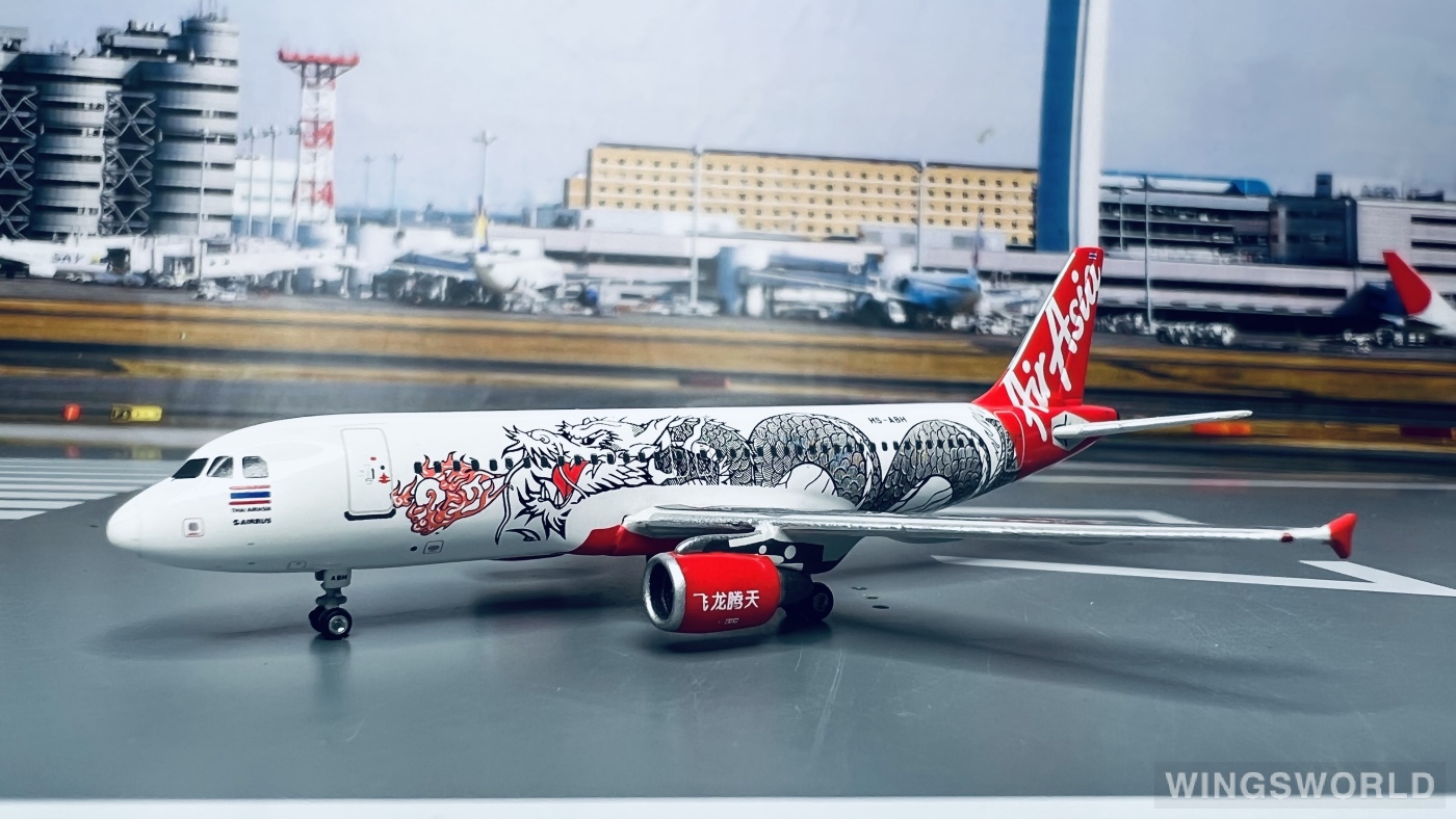 Phoenix 1:400 PH10652 AirAsia 亚洲航空 Airbus A320 HS-ABH