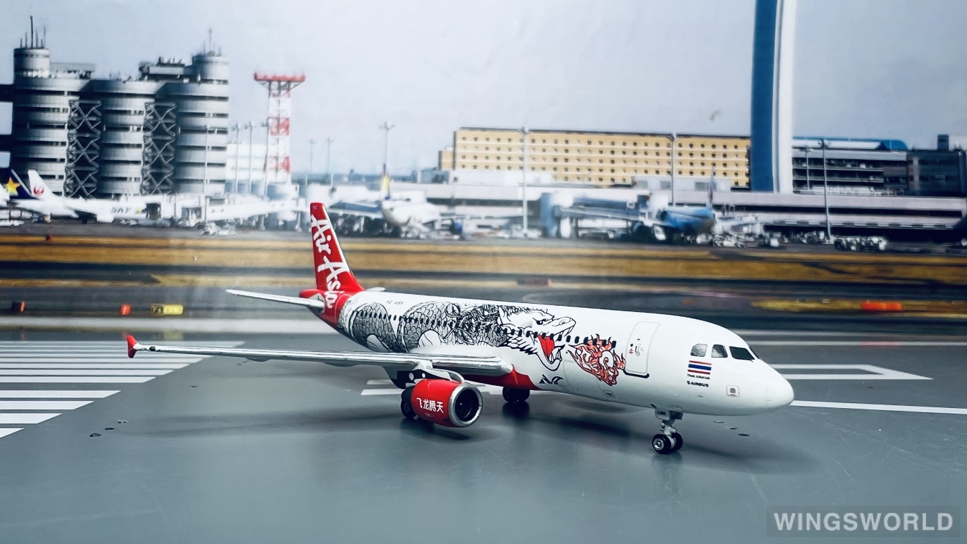 Phoenix 1:400 PH10652 AirAsia 亚洲航空 Airbus A320 HS-ABH
