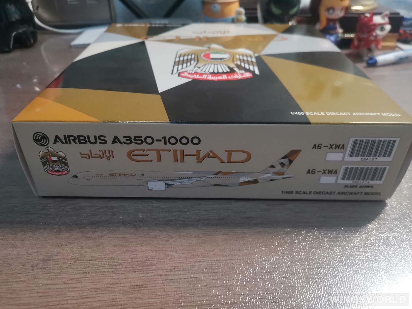 JC Wings 1:400 XX4175A Etihad Airways 阿提哈德航空 Airbus A350-1000 A6-XWB
