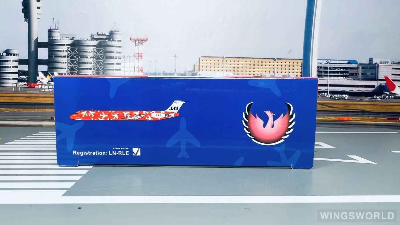 Phoenix 1:400 PH11096 SAS 北欧航空 McDonnell Douglas MD-82 LN-RLE
