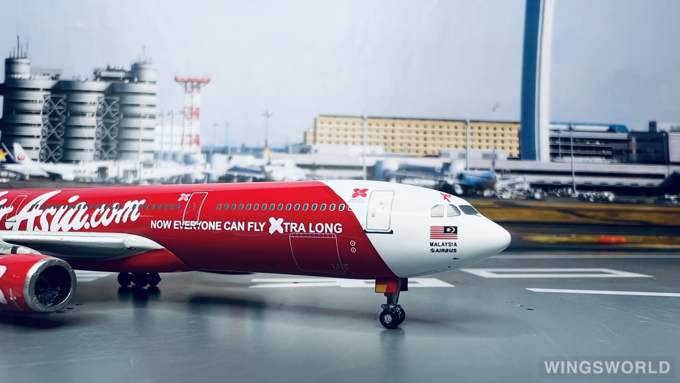 Phoenix 1:400 PH10284 AirAsia 亚洲航空 Airbus A330-300 9M-XXA