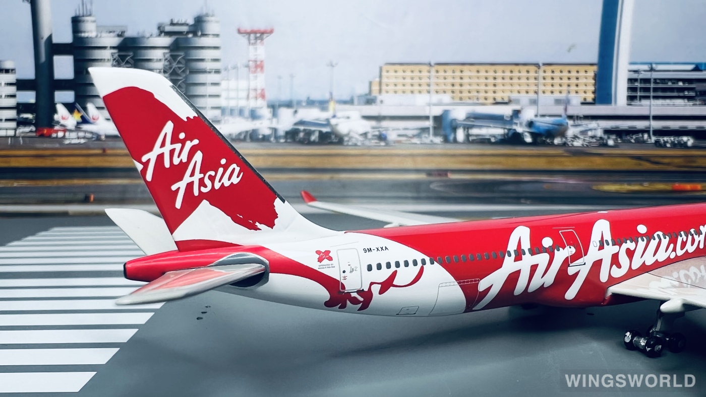 Phoenix 1:400 PH10284 AirAsia 亚洲航空 Airbus A330-300 9M-XXA