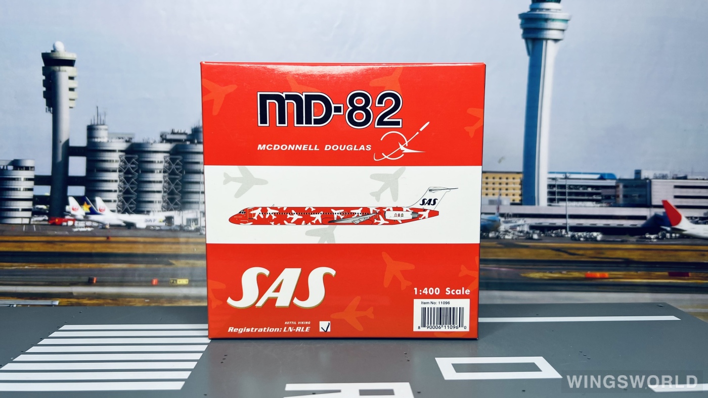 Phoenix 1:400 PH11096 SAS 北欧航空 McDonnell Douglas MD-82 LN-RLE