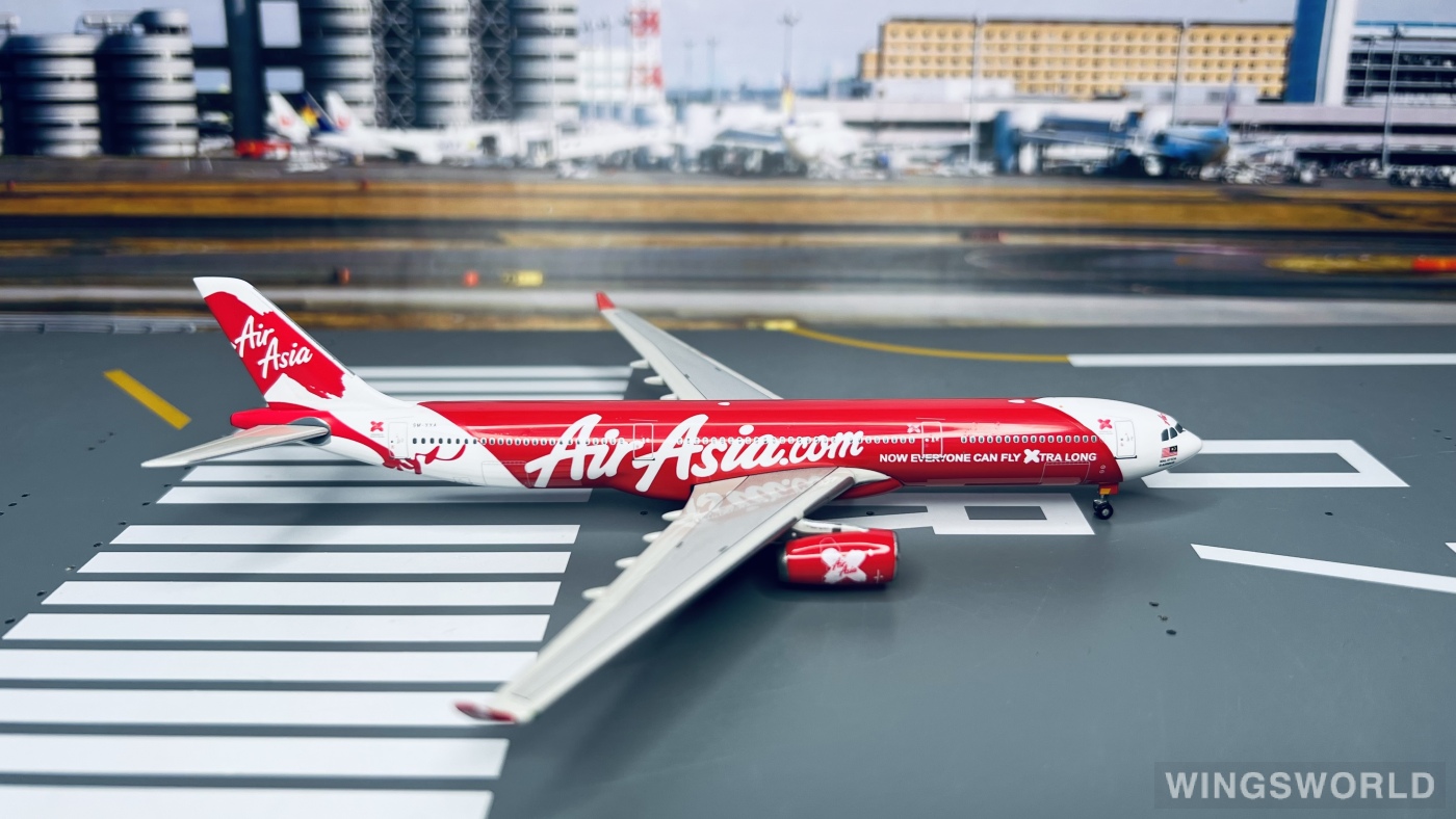 Phoenix 1:400 PH10284 AirAsia 亚洲航空 Airbus A330-300 9M-XXA