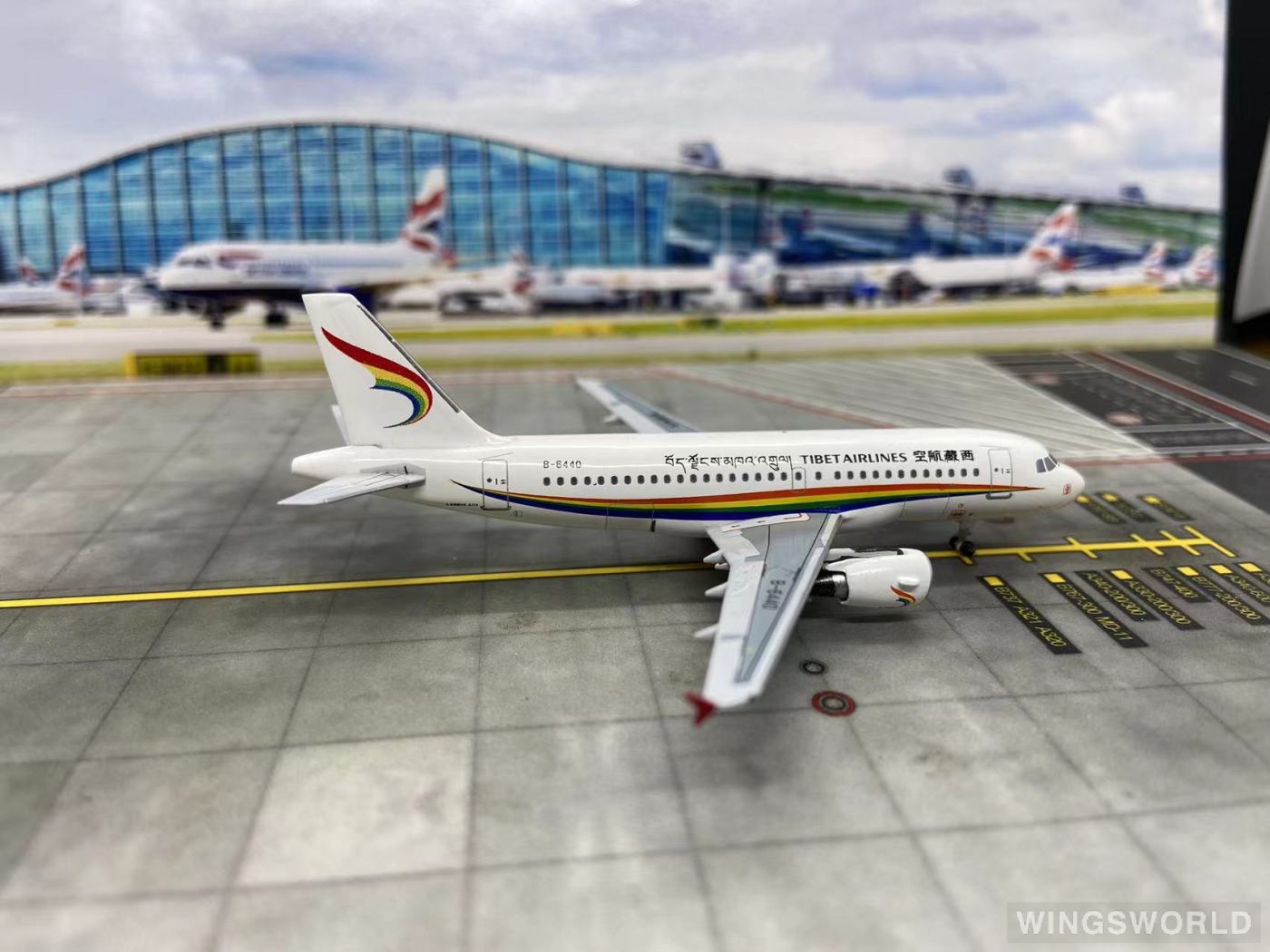 AeroClassics 1:400 AC4B6440 Tibet Airlines 西藏航空 Airbus A319 B-6440