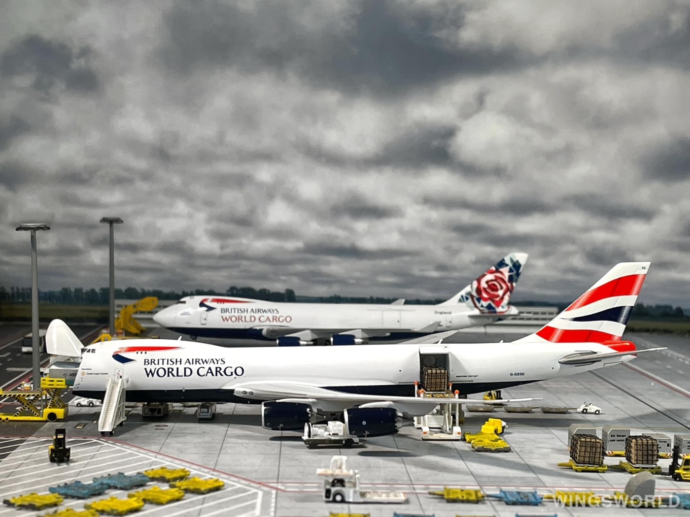 JC Wings 1:400 EW4748008 British Airways 英国航空 Boeing 747-8F G-GSSE