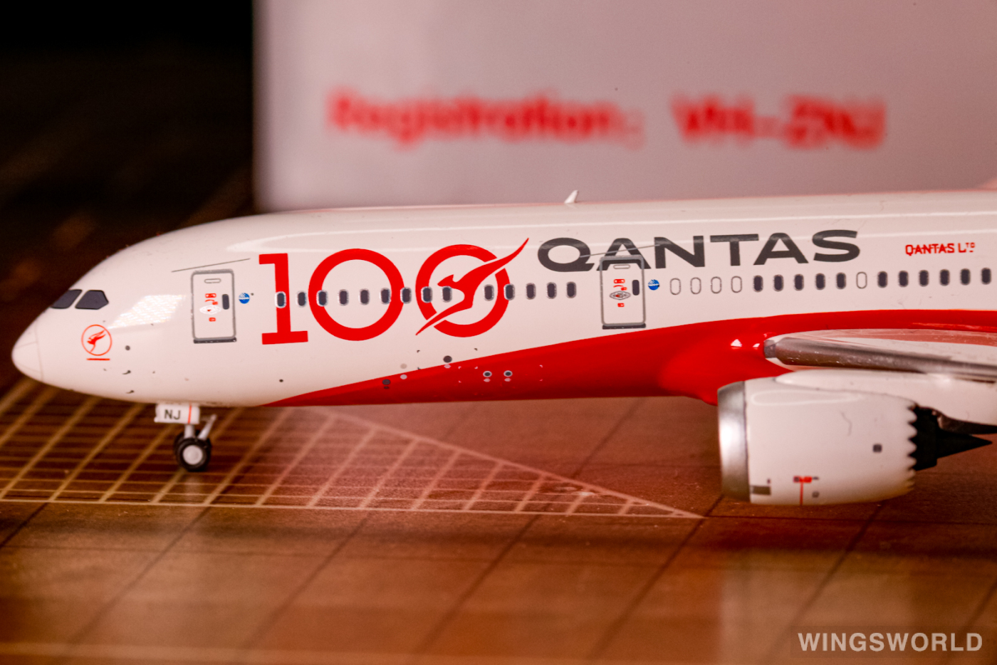 NGmodels 1:400 B-7890003A Qantas 澳洲航空 Boeing 787-9 VH-ZNJ
