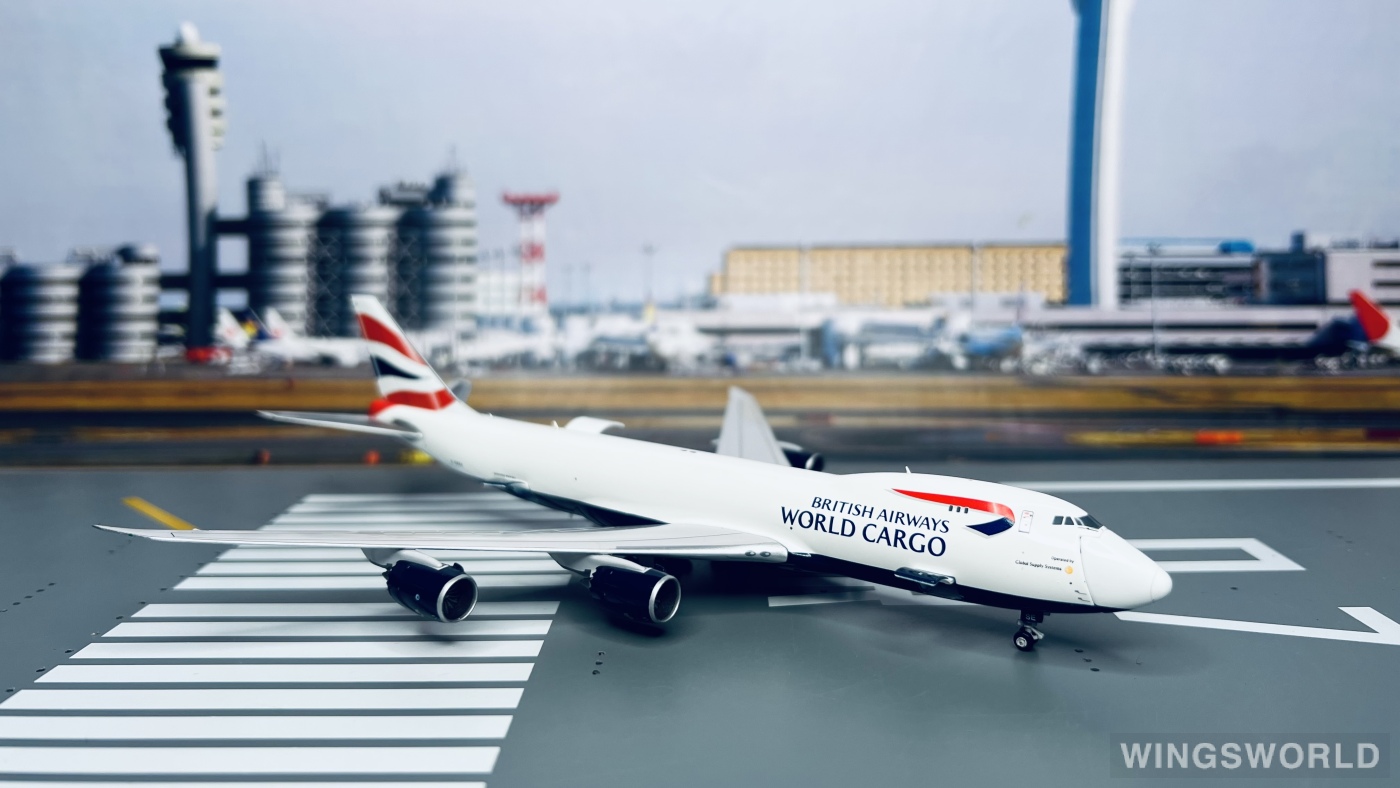 JC Wings 1:400 EW4748008 British Airways 英国航空 Boeing 747-8F G-GSSE