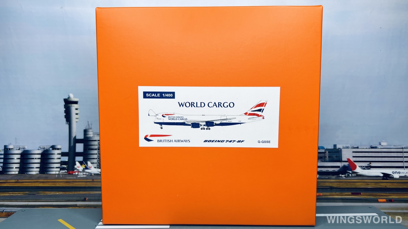 JC Wings 1:400 EW4748008 British Airways 英国航空 Boeing 747-8F G-GSSE