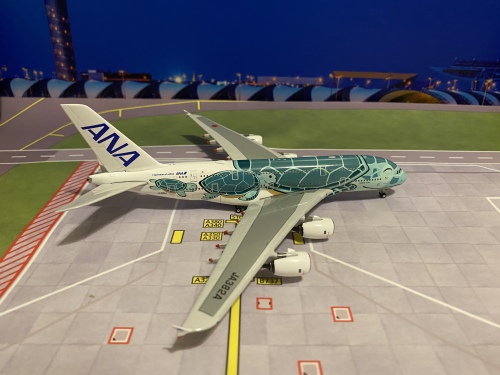 Phoenix 1:400 Airbus A380-800 ANA 全日空PH04387 JA382A 绿