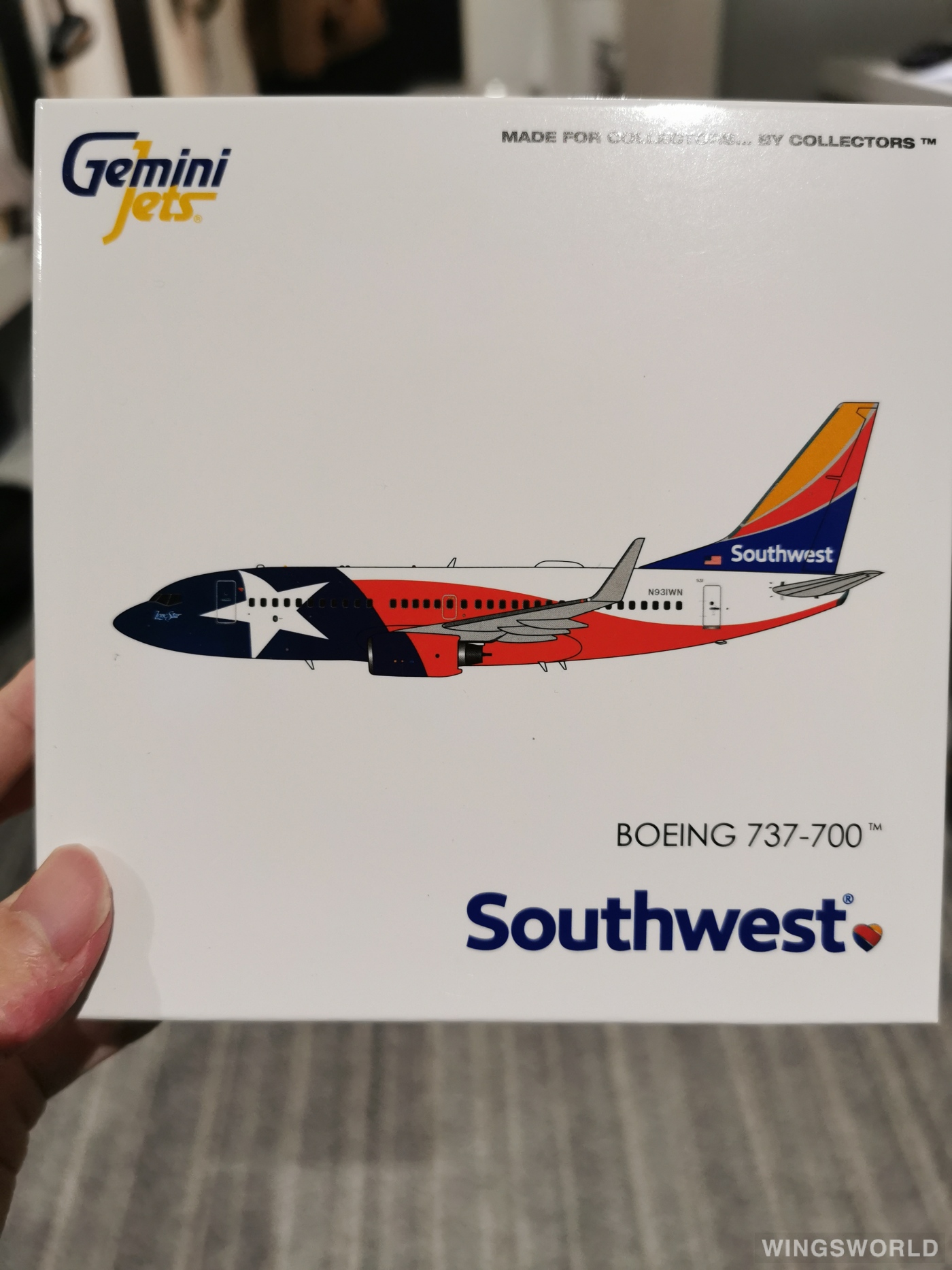 Geminijets 1:400 GJSWA2019 Southwest Airlines 美国西南航空 Boeing 737-700 N931WN