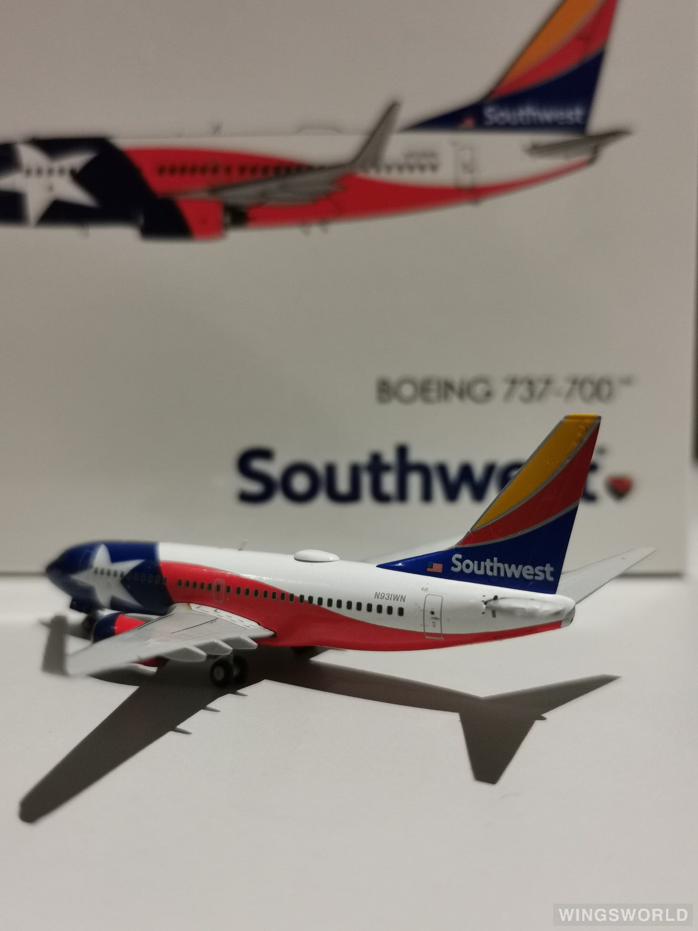Geminijets 1:400 GJSWA2019 Southwest Airlines 美国西南航空 Boeing 737-700 N931WN