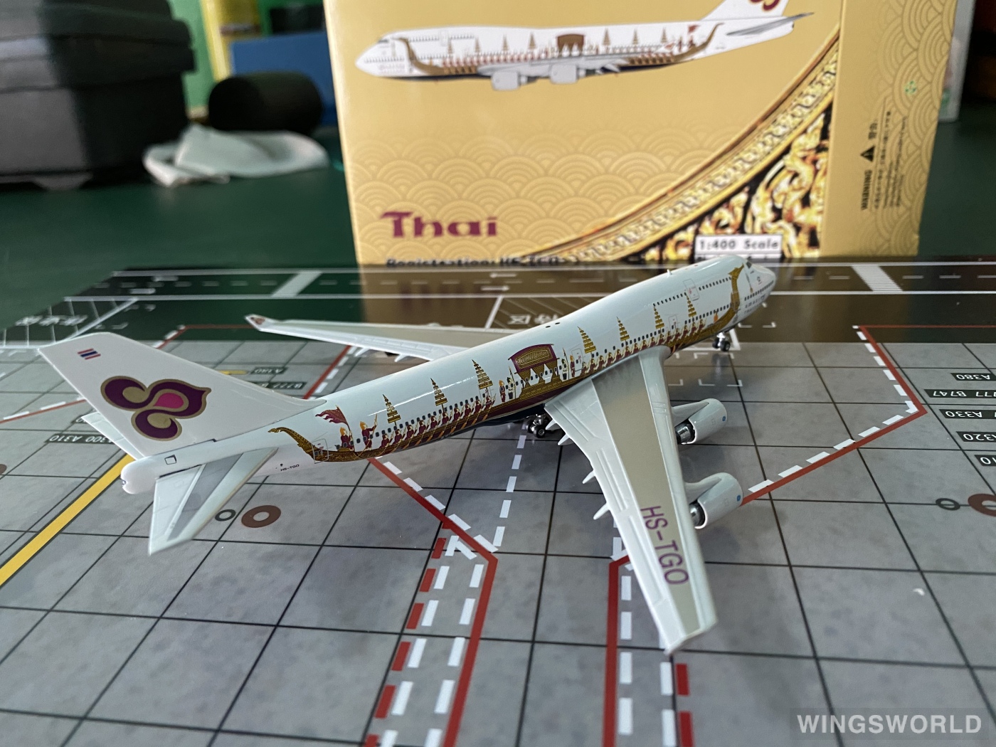 Phoenix 1:400 PH11703 Thai Airways 泰国国际航空 Boeing 747-400 HS-TGO